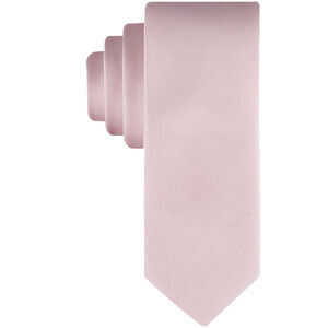 Calvin Klein Men Unison Solid Tie Dusty Pink